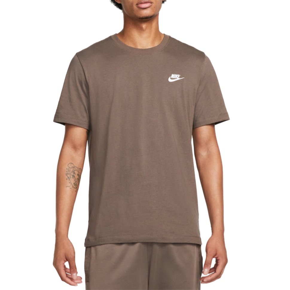Футболка чоловіча Nike Sportswear Club темно-сіра AR4997-004 