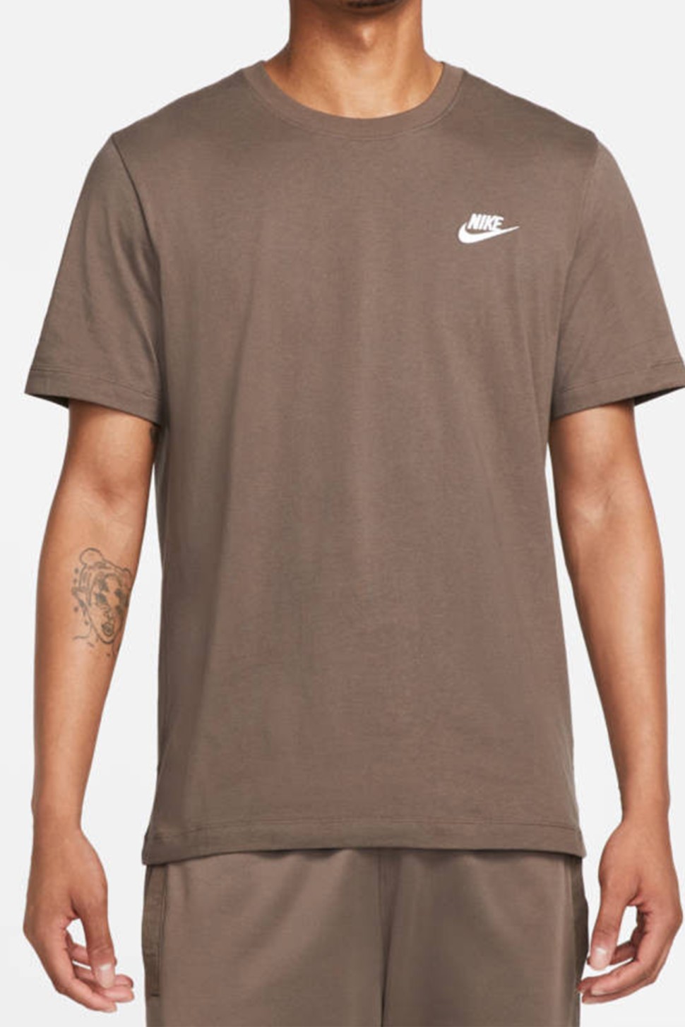 Футболка чоловіча Nike Sportswear Club темно-сіра AR4997-004  — фото 2