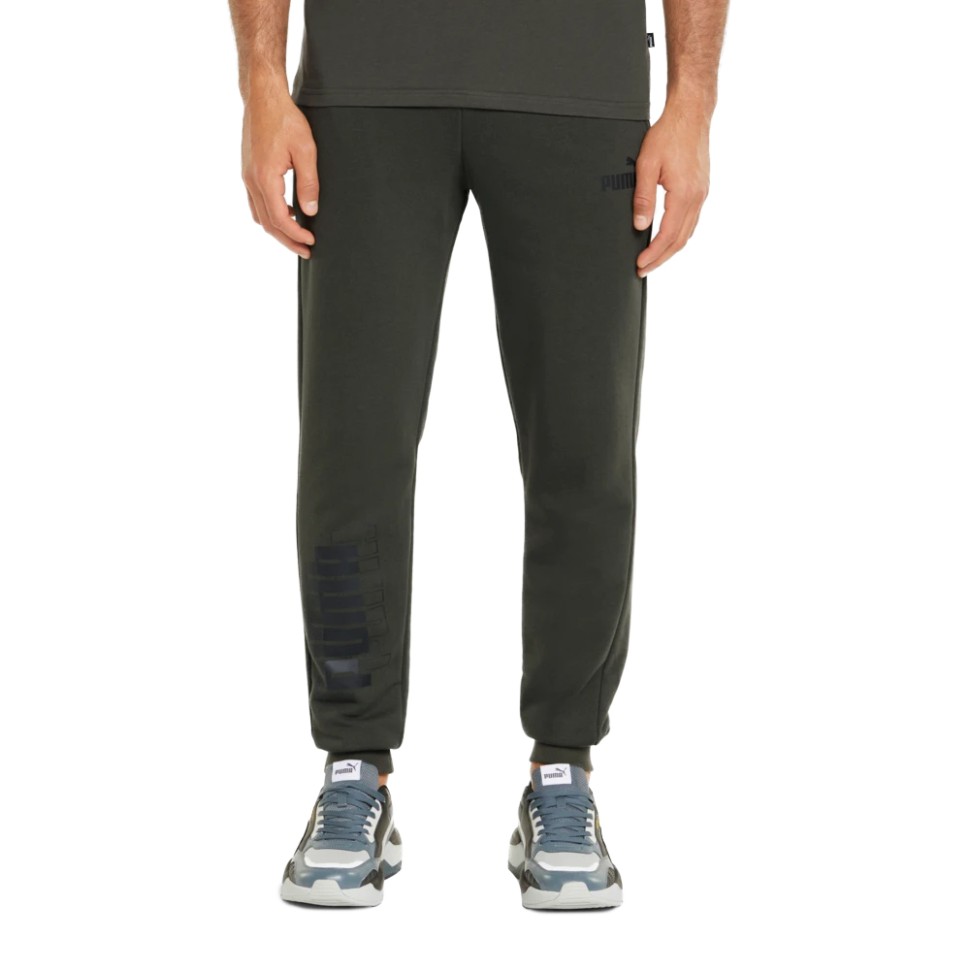 Чоловічі штани Puma Puma Power Logo Sweatpants хакі 84738170 изображение 1