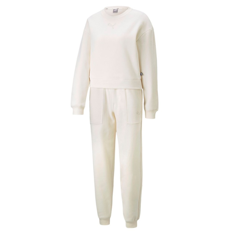 Костюм жіночий Puma Loungewear Suit бежевий 67002599 — фото 1
