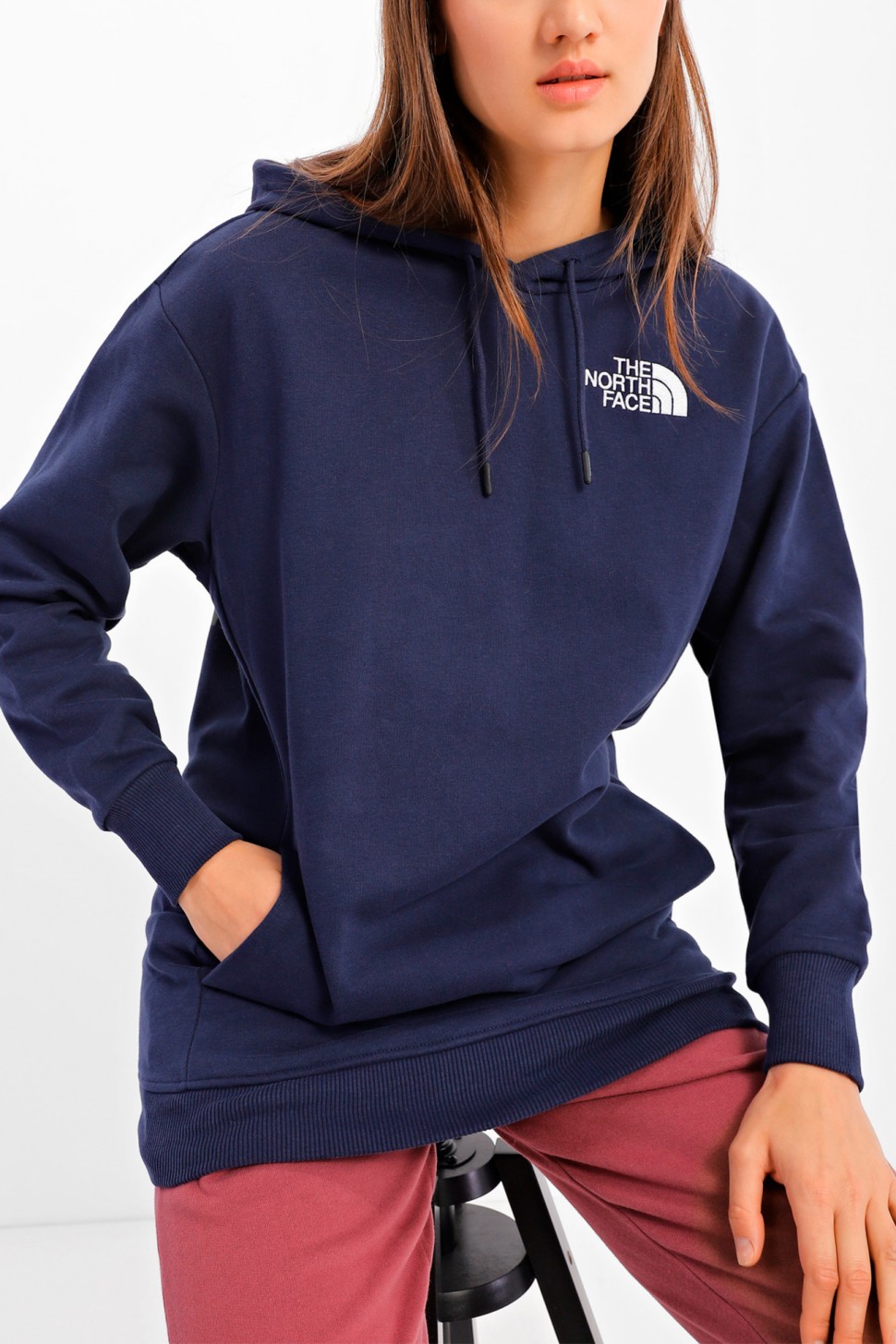Худи женский The North Face W OVERSIZED HOODIE черный NF0A55GK8K21 — фото 2 — Sport City Худи женский The North Face W OVERSIZED HOODIE черный NF0A55GK8K21 — фото 2
