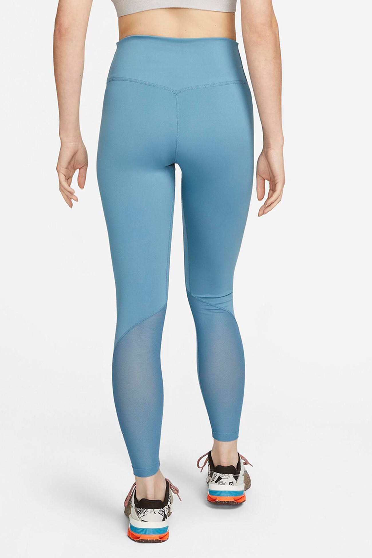 Легінси жіночі Nike W NK ONE DF MR 7/8 TGT блакитні DD0249-440 изображение 3