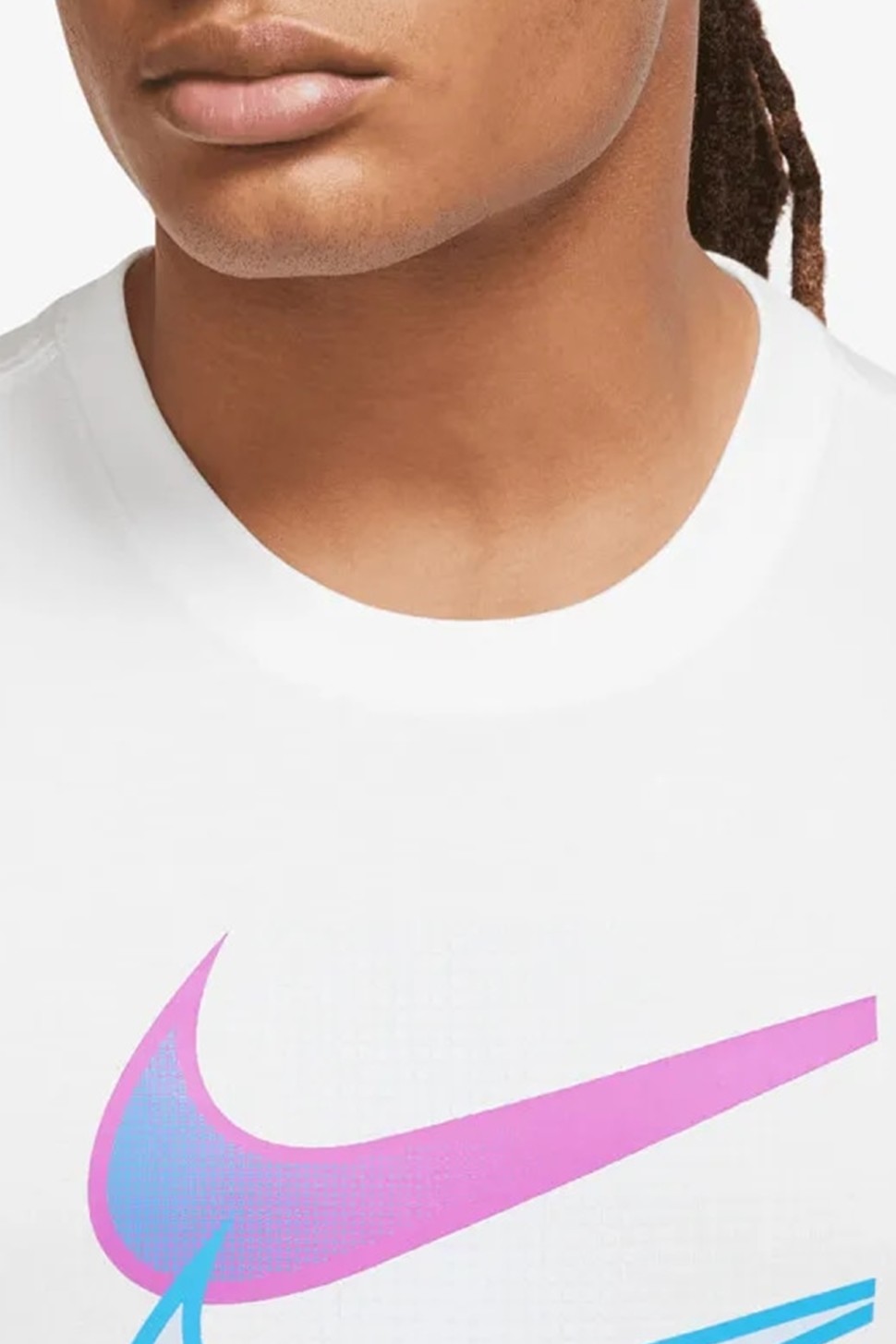 Футболка чоловіча Nike M NSW TEE 12MO SWOOSH біла DZ5173-100 — фото 4