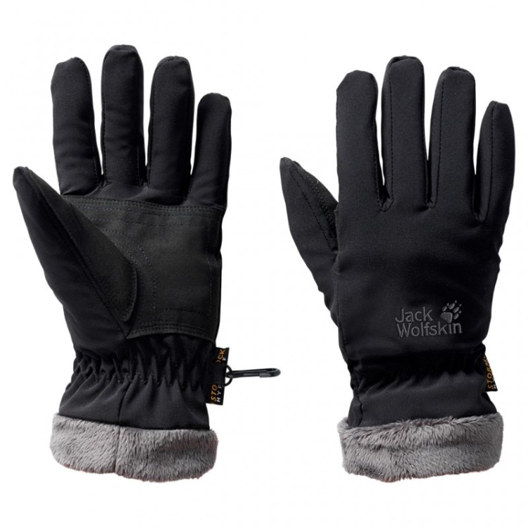 Перчатки Jack Wolfskin черные 1901083-6000 изображение 1