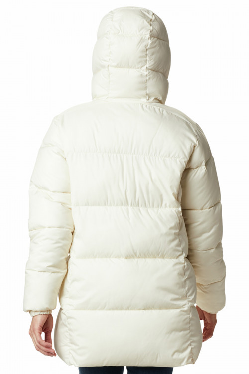 Куртка жіноча Columbia Puffect™ Mid Hooded Jacket біла 1864791-191 изображение 5