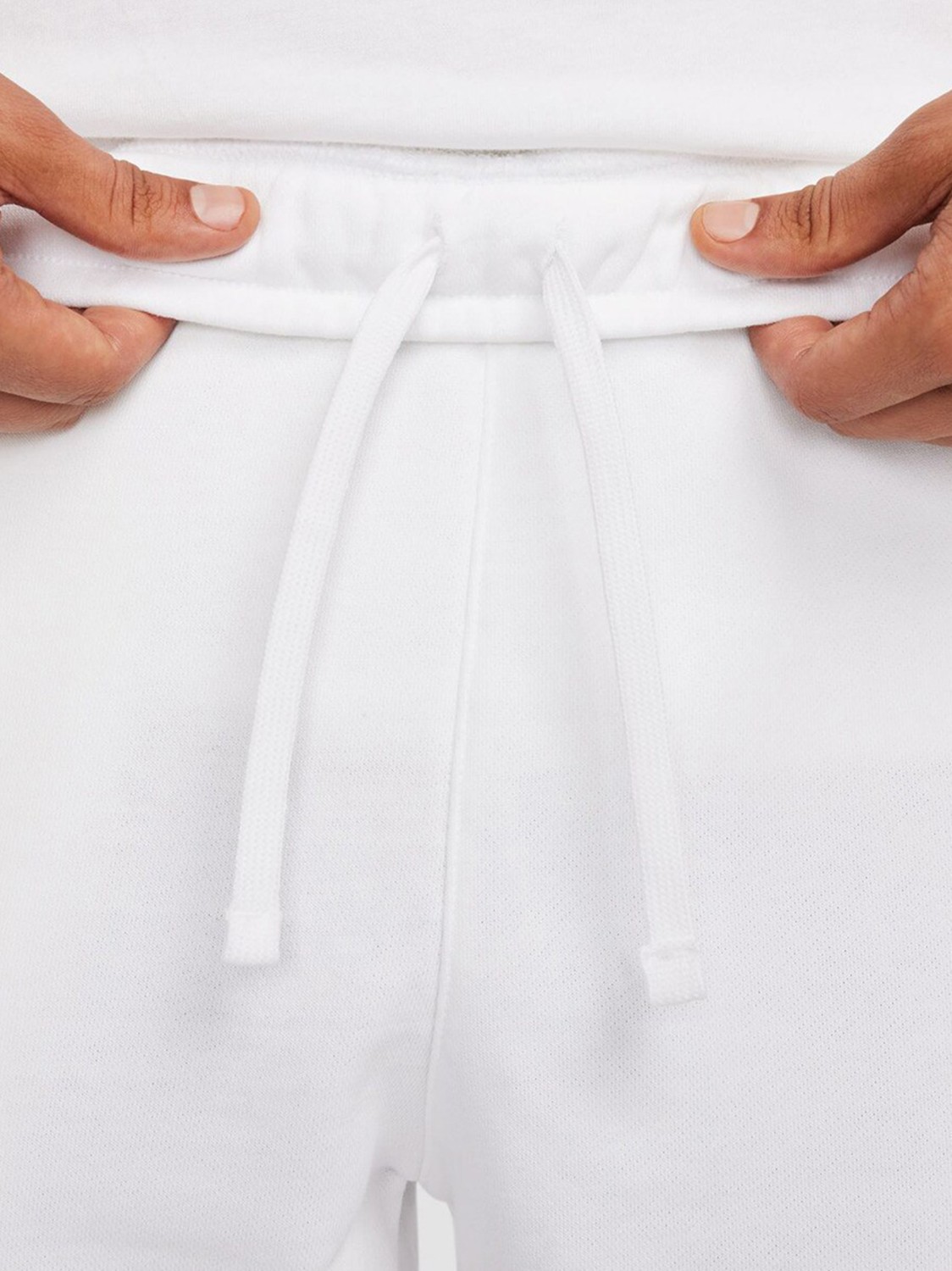 Шорты мужские Nike M NSW SW AIR SHORT FT белые FN7701-100 изображение 5