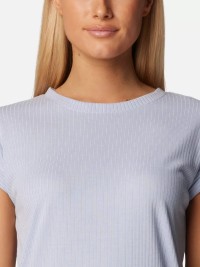 Футболка женская Columbia CRYSTAL PINE™ TEE голубая 2073201-477 изображение 4