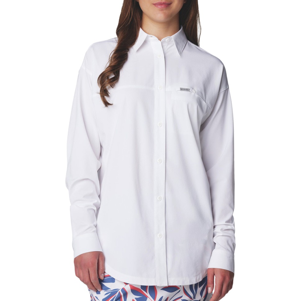 Сорочка жіноча Columbia BOUNDLESS TREK™ LAYERING LS біла 2073061-100  — фото 1