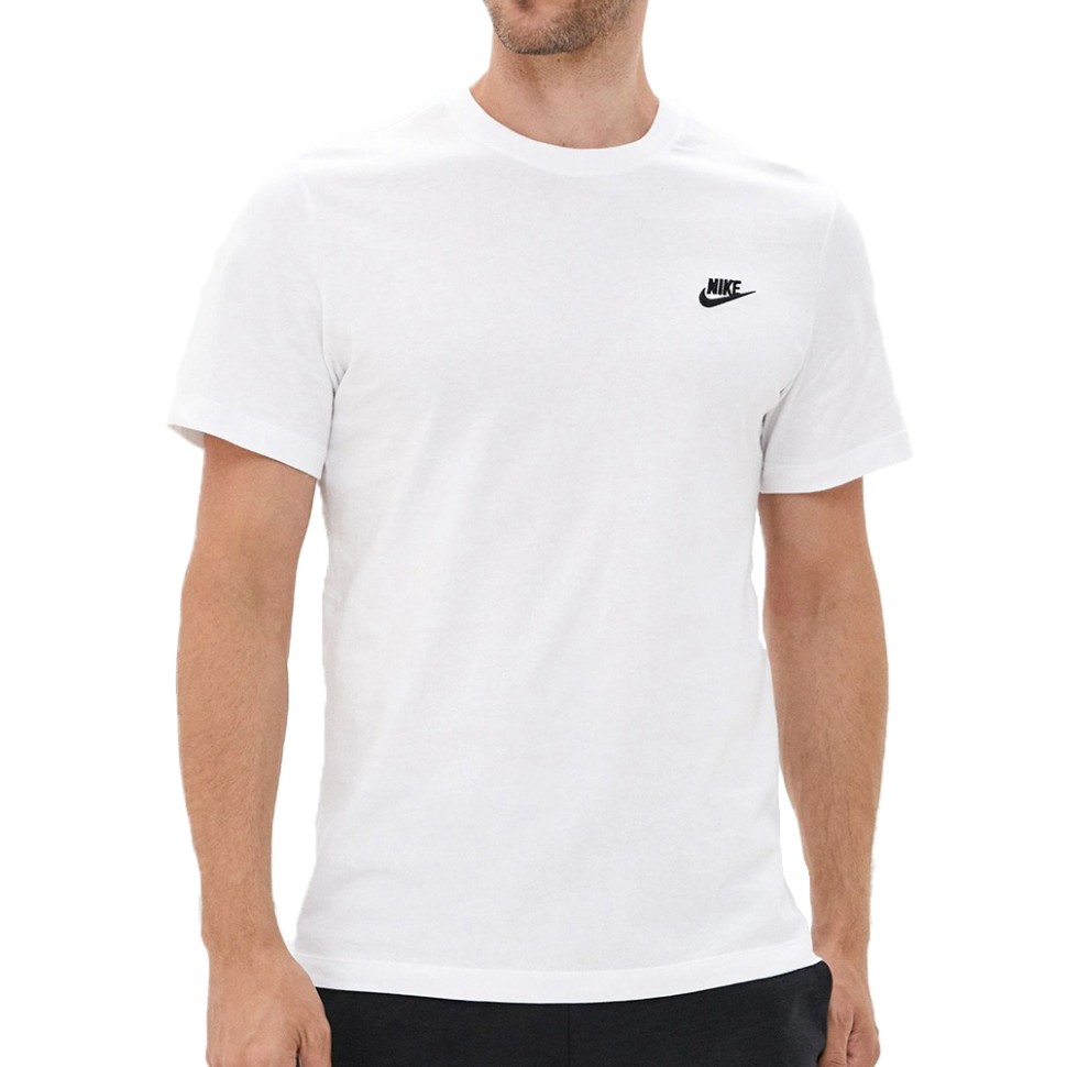 Футболка чоловіча Nike M NSW CLUB TEE біла AR4997-133 — фото 1