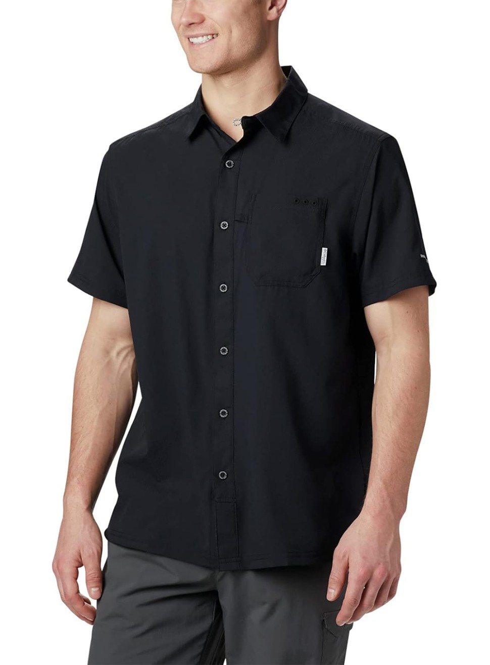 Сорочка чоловіча Columbia SLACK TIDE™ CAMP SHIRT чорна 1577051-010 — фото 3