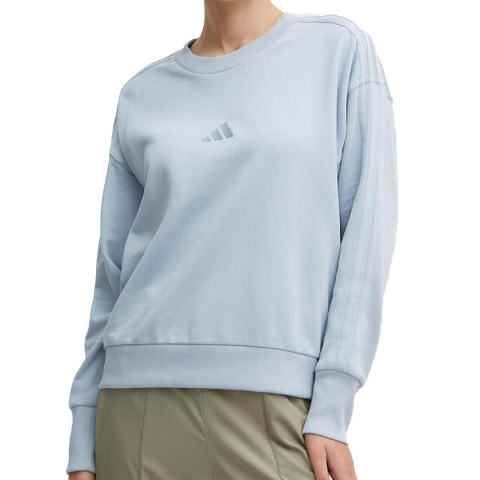 Толстовка жіноча Adidas W ALL SZN E SWT блакитна IY6852 — фото 1
