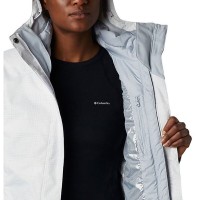 Куртка горнолыжная женская Columbia 3 в 1 Whirlibird™ IV Interchange Jacket белая 1868491-100 изображение 3