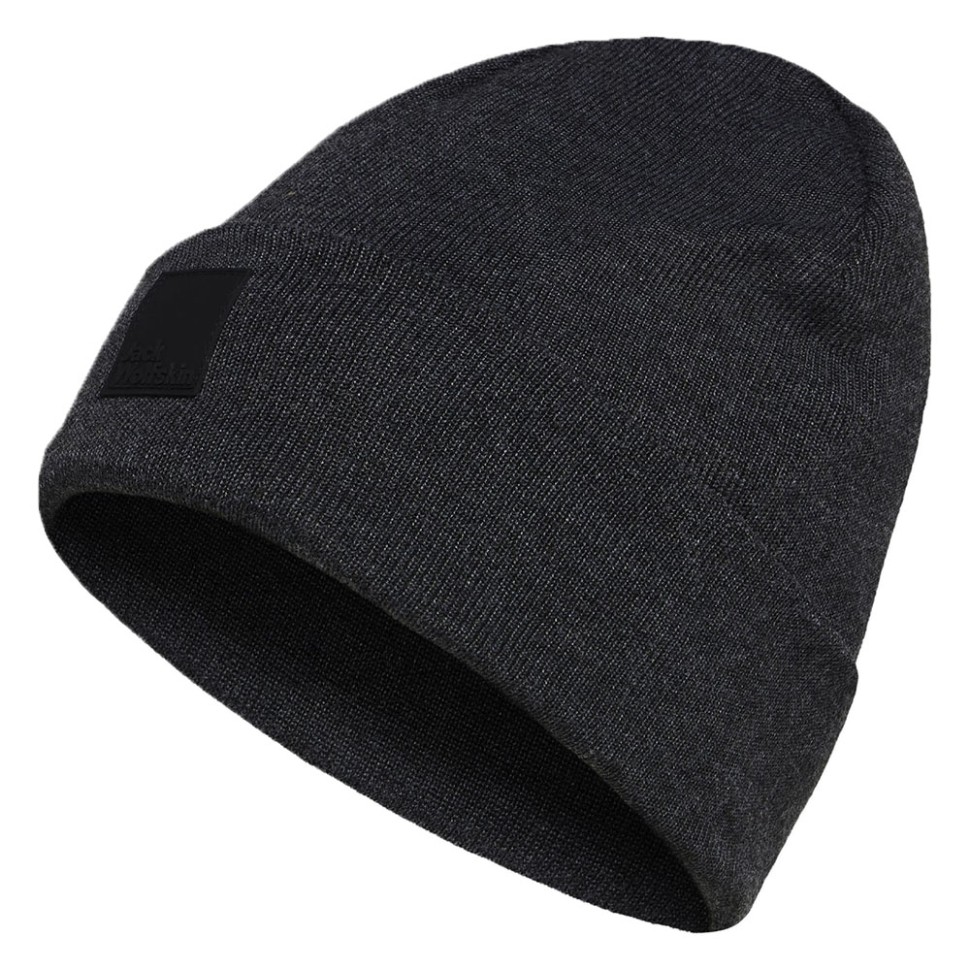 Шапка Jack Wolfskin ARCADEN BEANIE темно-сіра A60104-6350 — фото 1