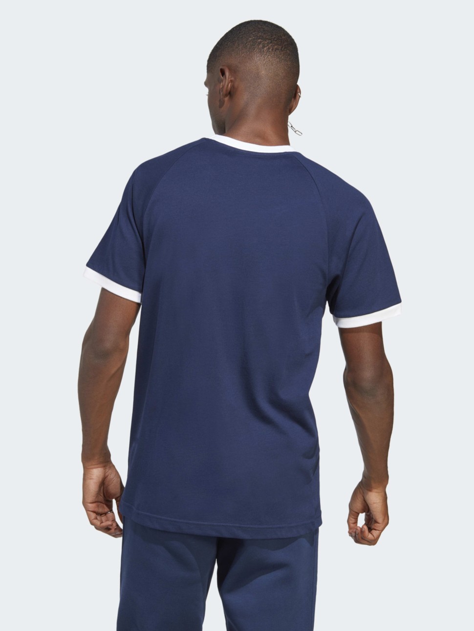 Футболка чоловіча Adidas 3-STRIPES TEE синя IA4850 — фото 3