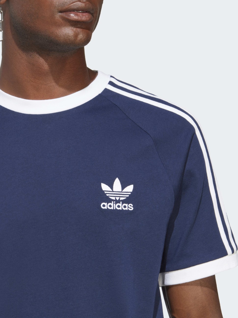 Футболка чоловіча Adidas 3-STRIPES TEE синя IA4850 — фото 5