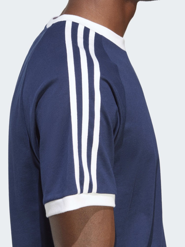 Футболка мужская Adidas 3-STRIPES TEE синяя IA4850 изображение 6