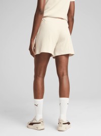 Шорти жіночі Puma ESS ELEVATED Shorts бежеві 68502687 изображение 4