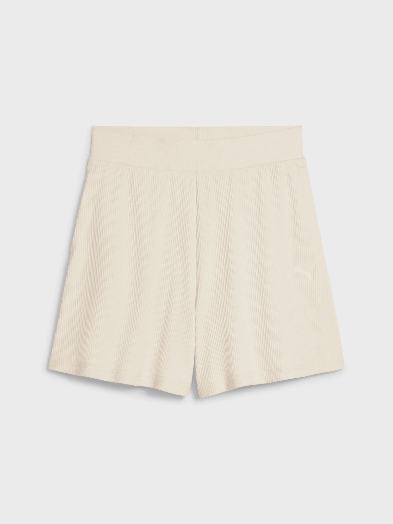 Шорты женские Puma ESS ELEVATED Shorts бежевые 68502687 изображение 5