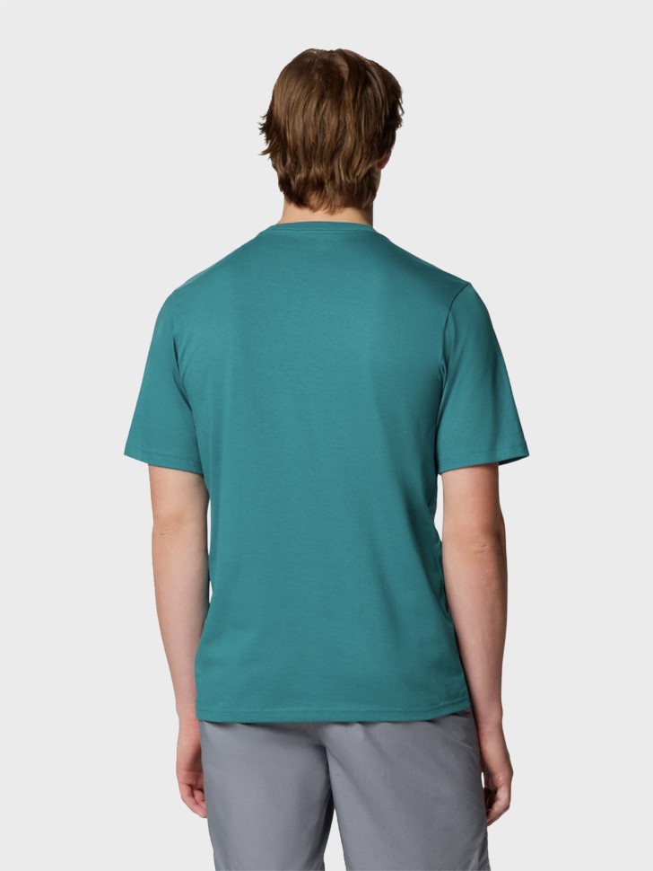 Футболка мужская Columbia CSC Basic Logo™ Short Sleeve бирюзовая 1680051-364 изображение 3