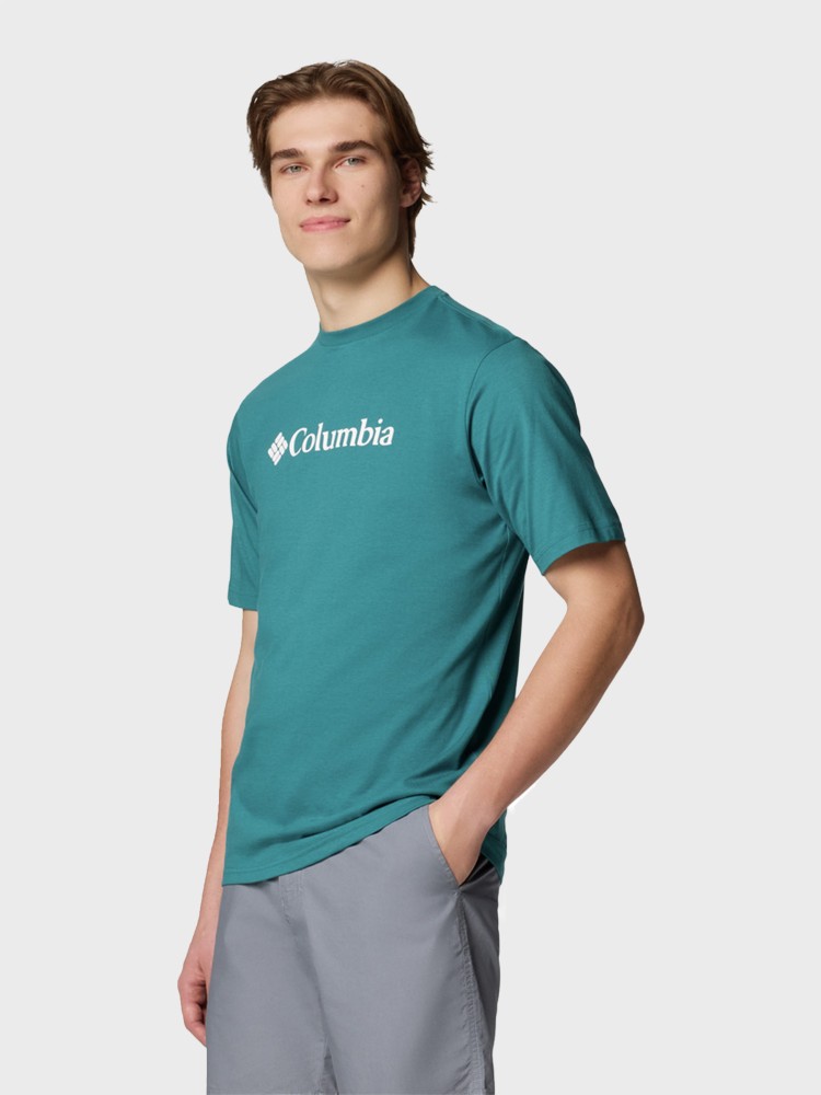 Футболка мужская Columbia CSC Basic Logo™ Short Sleeve бирюзовая 1680051-364 изображение 4