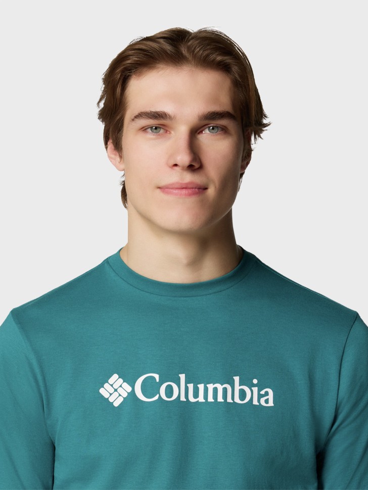 Футболка мужская Columbia CSC Basic Logo™ Short Sleeve бирюзовая 1680051-364 изображение 5