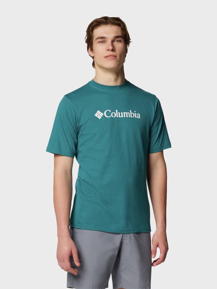 Футболка мужская Columbia CSC Basic Logo™ Short Sleeve бирюзовая 1680051-364 изображение 6