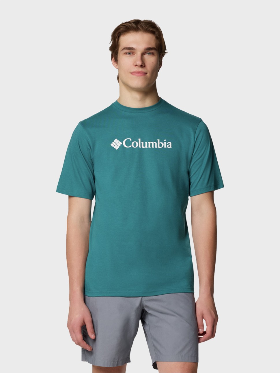 Футболка чоловiча Columbia CSC Basic Logo™ Short Sleeve бірюзова 1680051-364 — фото 3