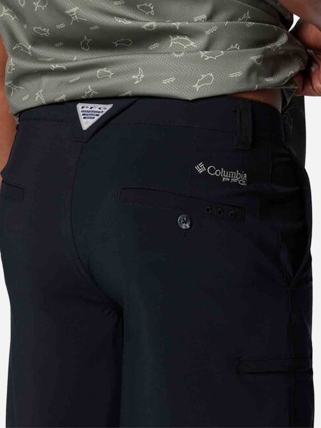 Шорты мужские Columbia Grander Marlin™ III Offshore Short черные 2096181-010 изображение 7