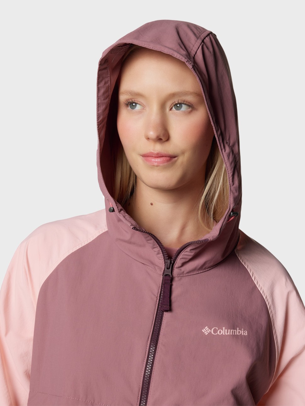 Вiтрiвка жiноча Columbia Spire Valley™ Windbreaker бордова 2116511-607 — фото 5