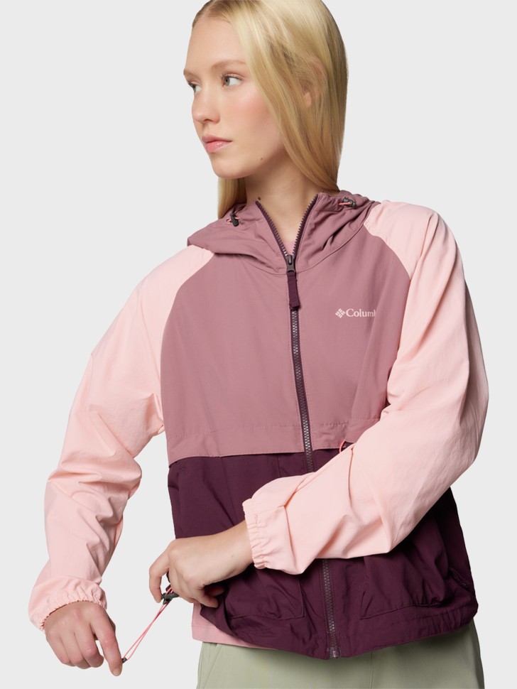 Вiтрiвка жiноча Columbia Spire Valley™ Windbreaker бордова 2116511-607 изображение 6