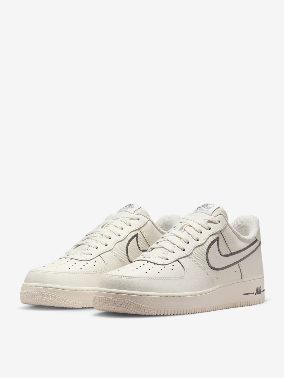 Кроссовки мужские Nike NIKE AIR FORCE 1 07 кремовые IB7677-101 — фото 3