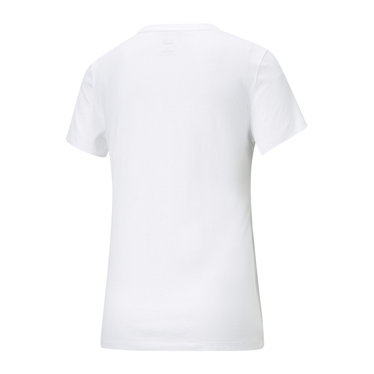 Футболка женская Puma Rebel Graphic Tee белая 58573652 изображение 2