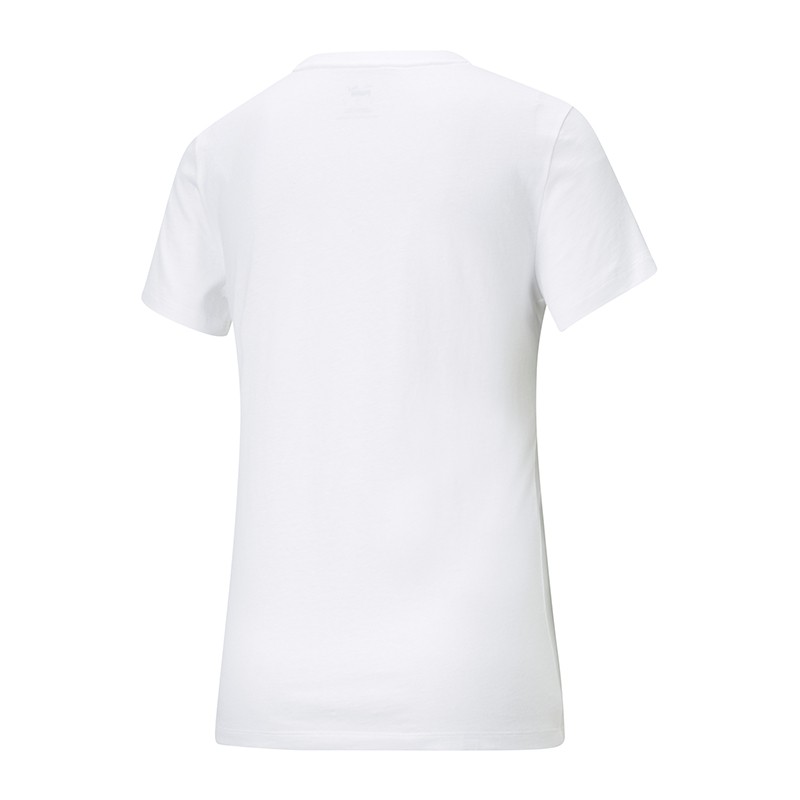 Футболка женская Puma Rebel Graphic Tee белая 58573652 изображение 2