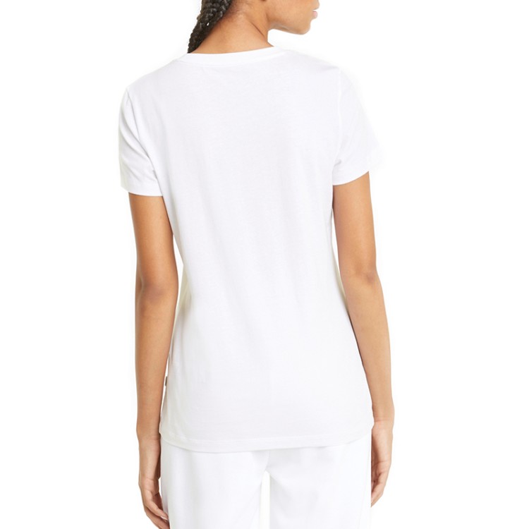 Футболка женская Puma Rebel Graphic Tee белая 58573652 изображение 4