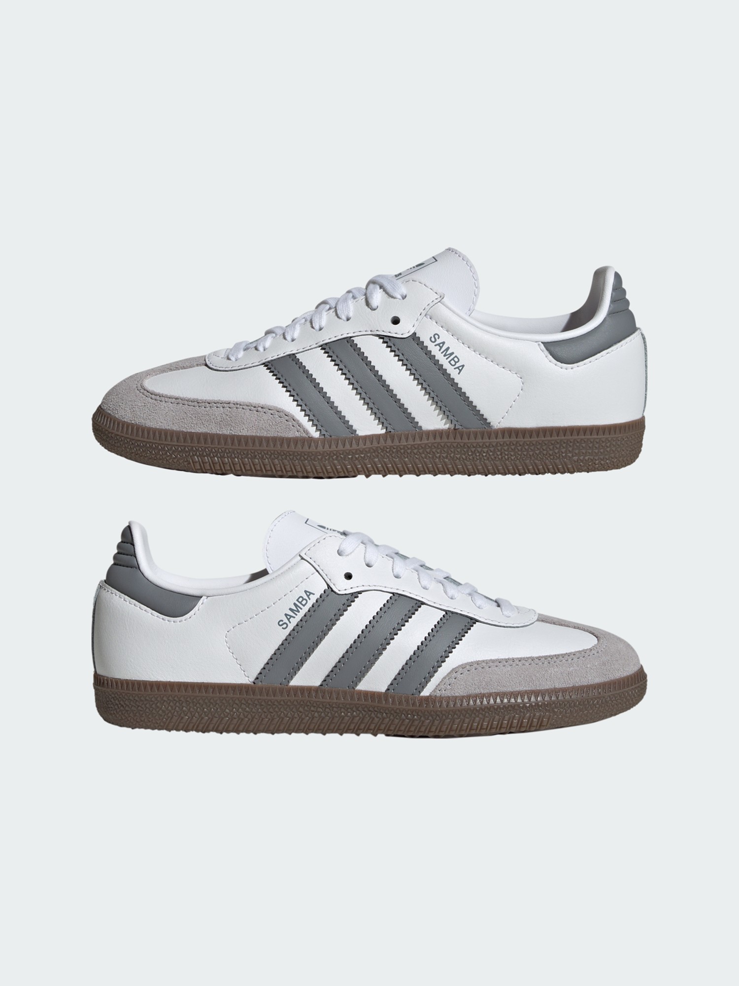 Кроссовки женские Adidas SAMBA OG J белые JQ2844 изображение 2