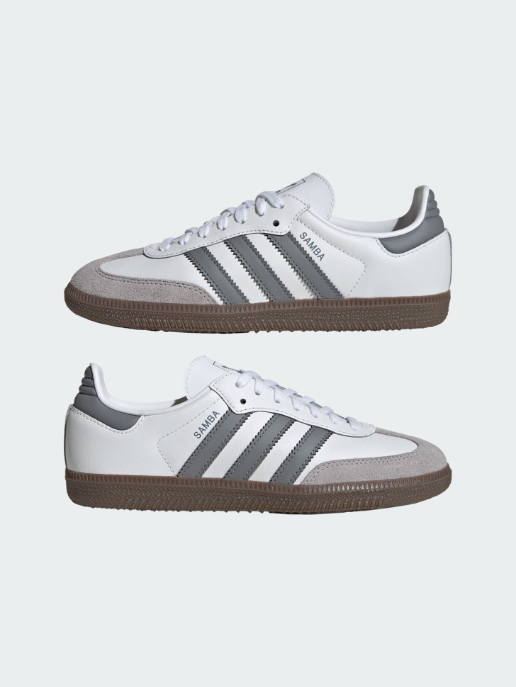 Кросівки жіночі Adidas SAMBA OG J білі JQ2844 изображение 2