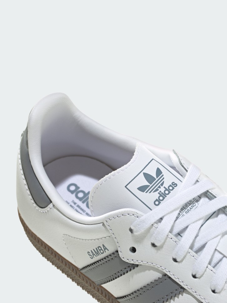 Кросівки жіночі Adidas SAMBA OG J білі JQ2844 изображение 6