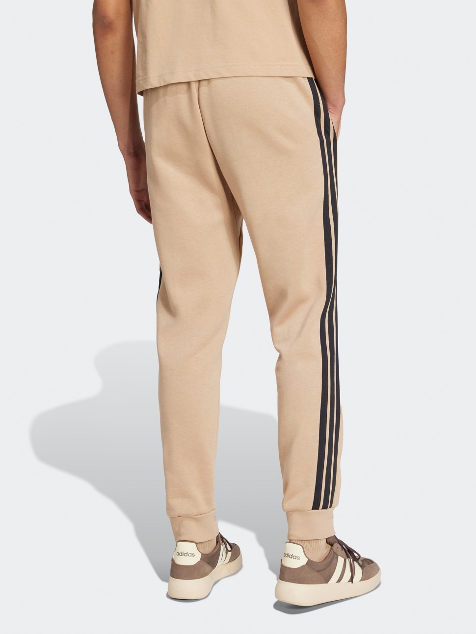 Штани чоловічі Adidas M 3S FL TC PT бежеві JX0712 — фото 3
