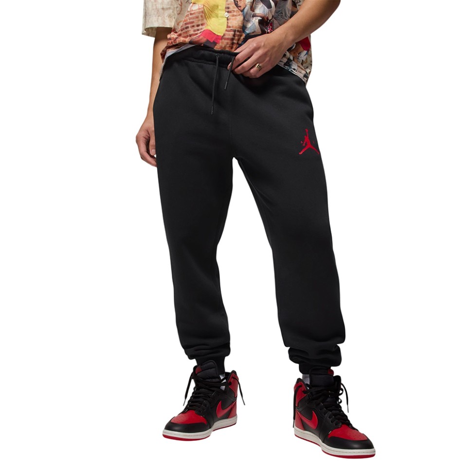 Штани чоловічі Nike M J JUMPMAN FLC PANT чорні IM9793-010 изображение 1 Штани чоловічі Nike M J JUMPMAN FLC PANT чорні IM9793-010 изображение 1