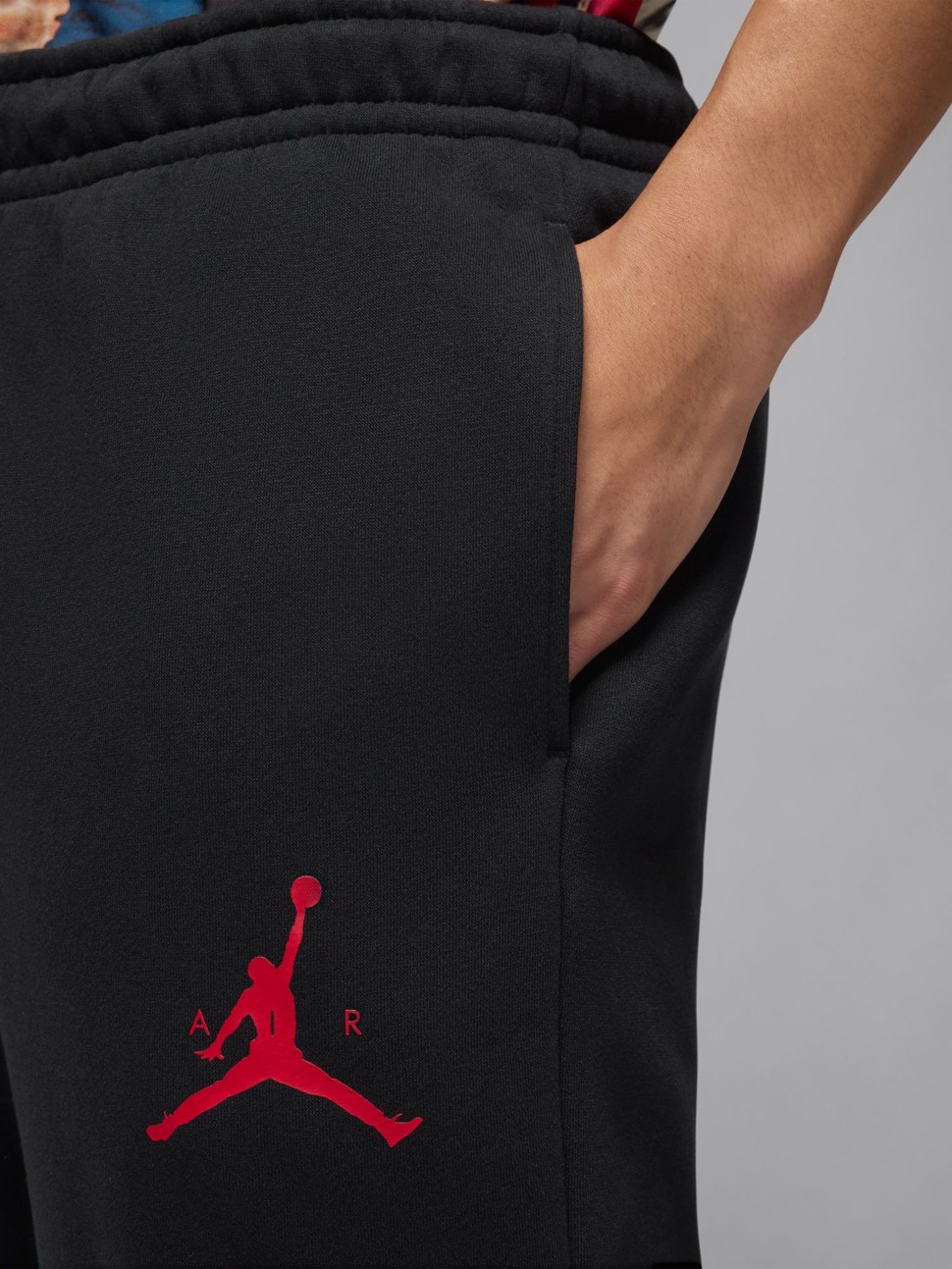 Штани чоловічі Nike M J JUMPMAN FLC PANT чорні IM9793-010 — фото 4