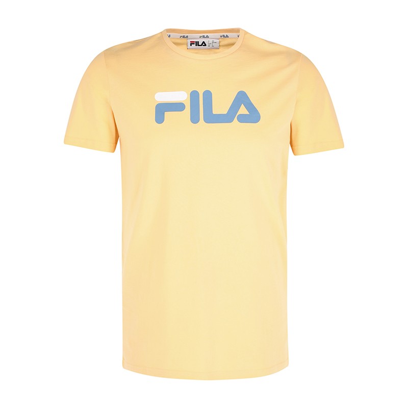 Футболка чоловіча Fila жовта 107728-D0 — Sport City Футболка чоловіча Fila жовта 107728-D0