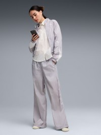 Ветровка женская Puma SPORT Relaxed Woven Full-Zip Jacket сиреневая 69186482 изображение 4