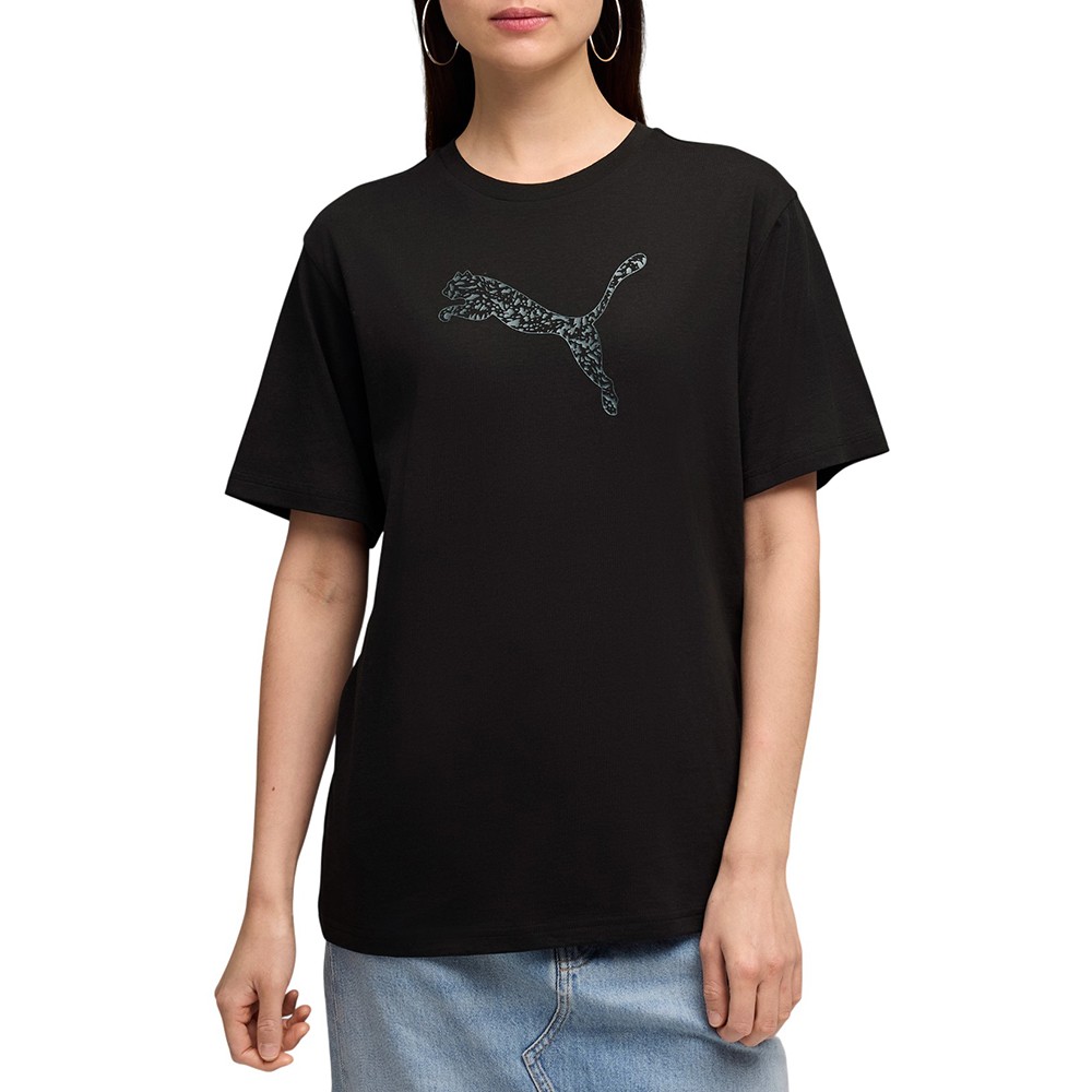 Футболка женская Puma HER Relaxed Graphic Tee черная 69188401