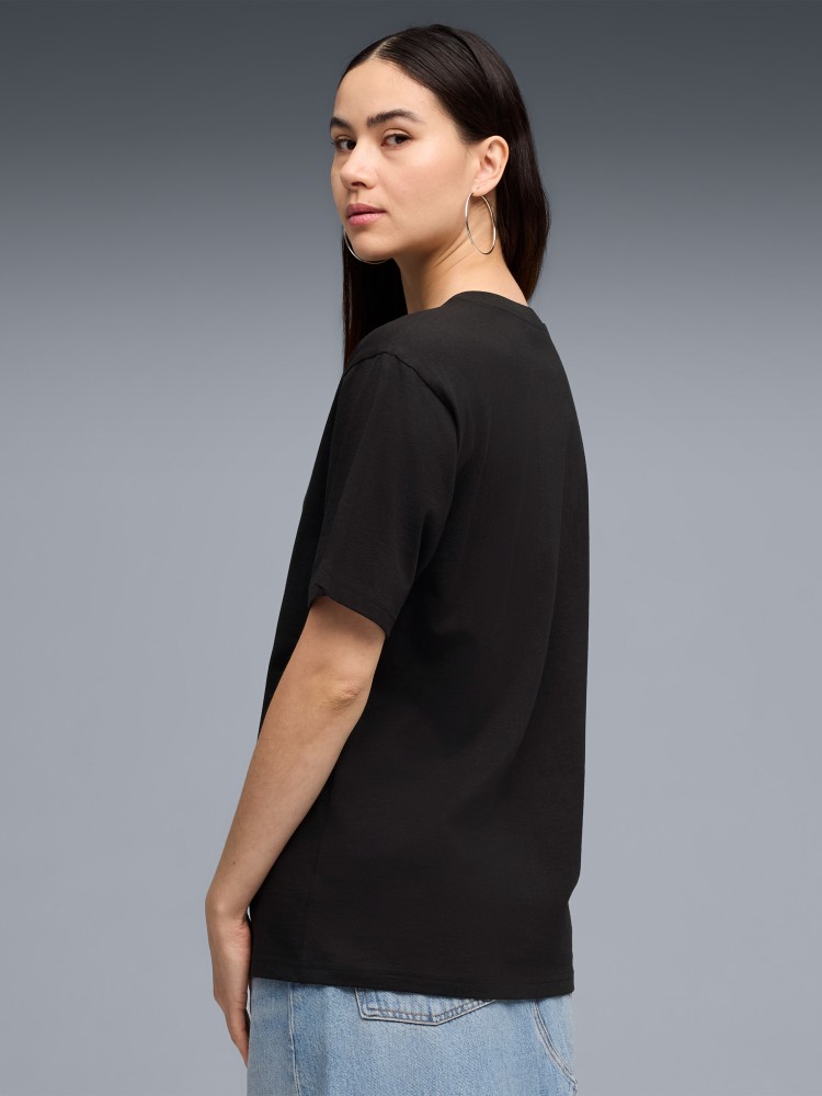 Футболка женская Puma HER Relaxed Graphic Tee черная 69188401 изображение 3