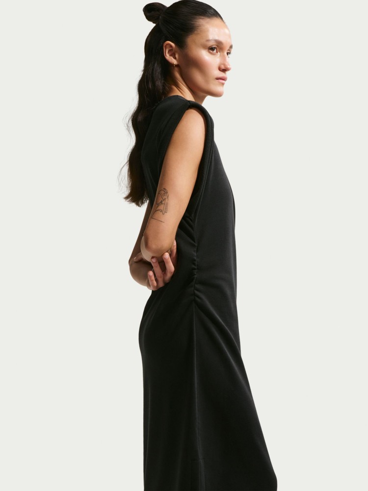 Платье женское Nike W NSW NK CHLL FT DRESS черное IF0567-010 изображение 5