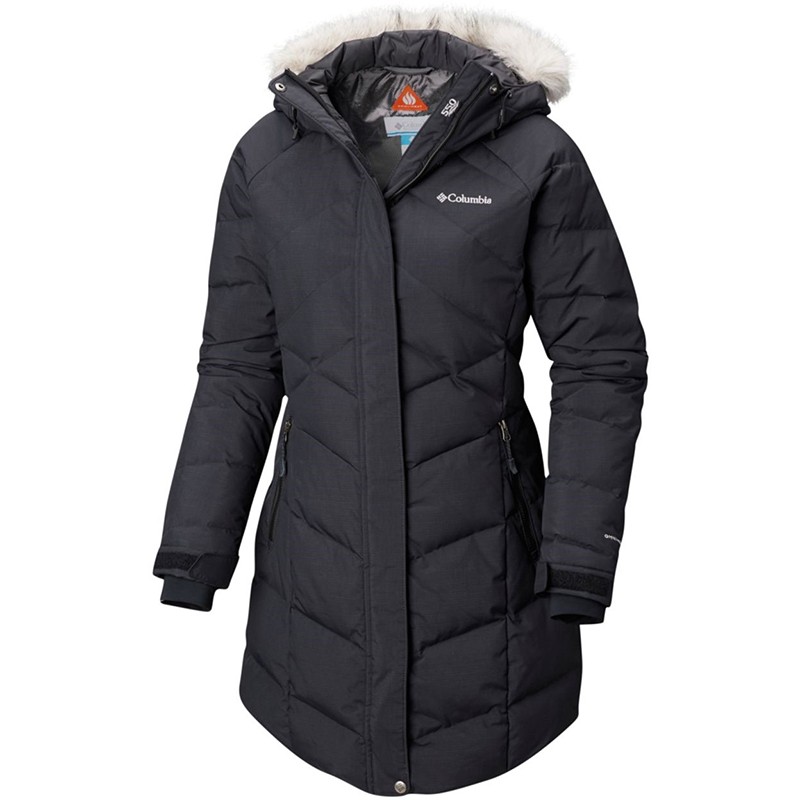 Куртка пуховая женская Columbia Lay D Down II Mid Jacket черная 1798431-010 изображение 1