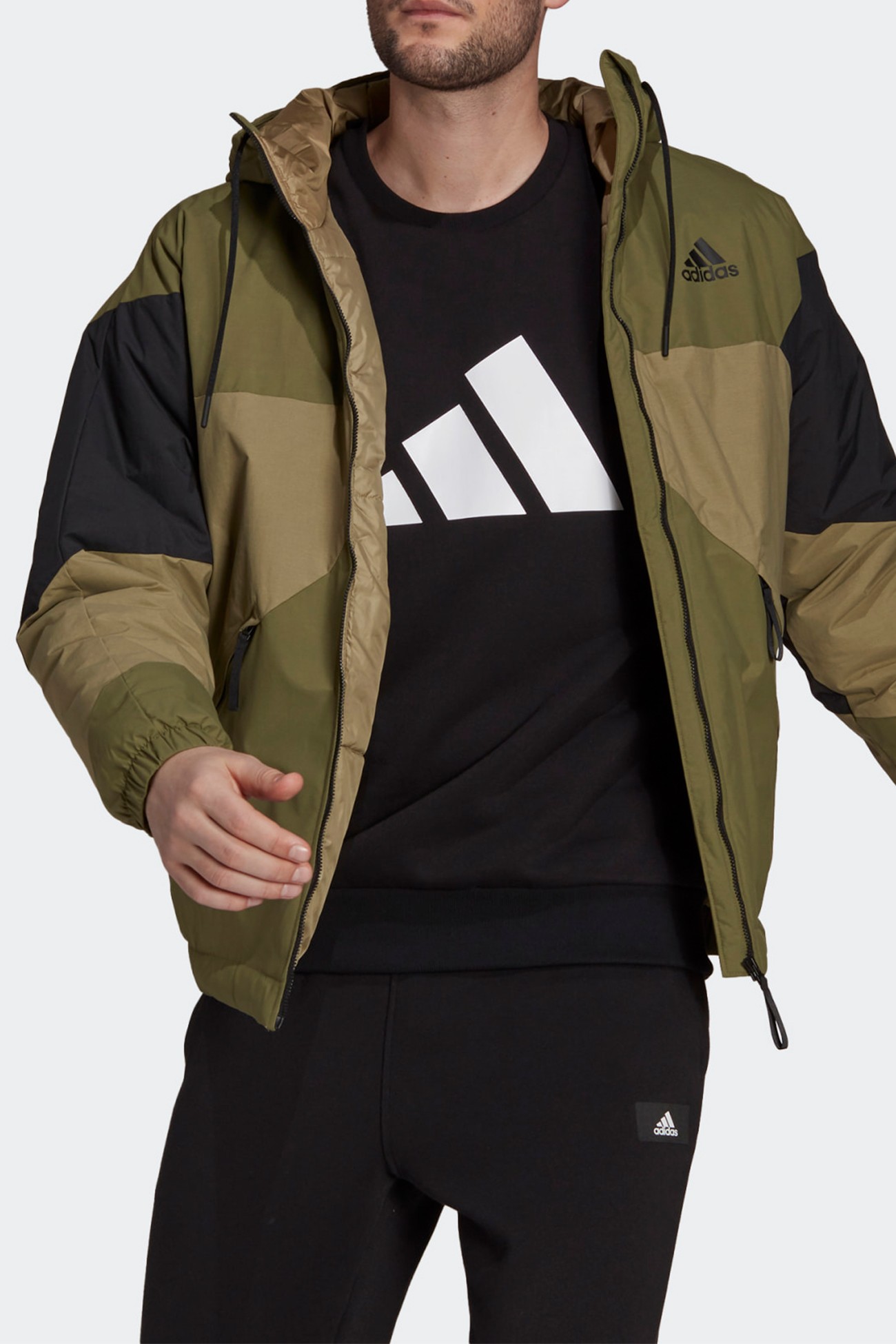 Куртка мужская Adidas Bts Hd Jkt хаки GT6547 изображение 2