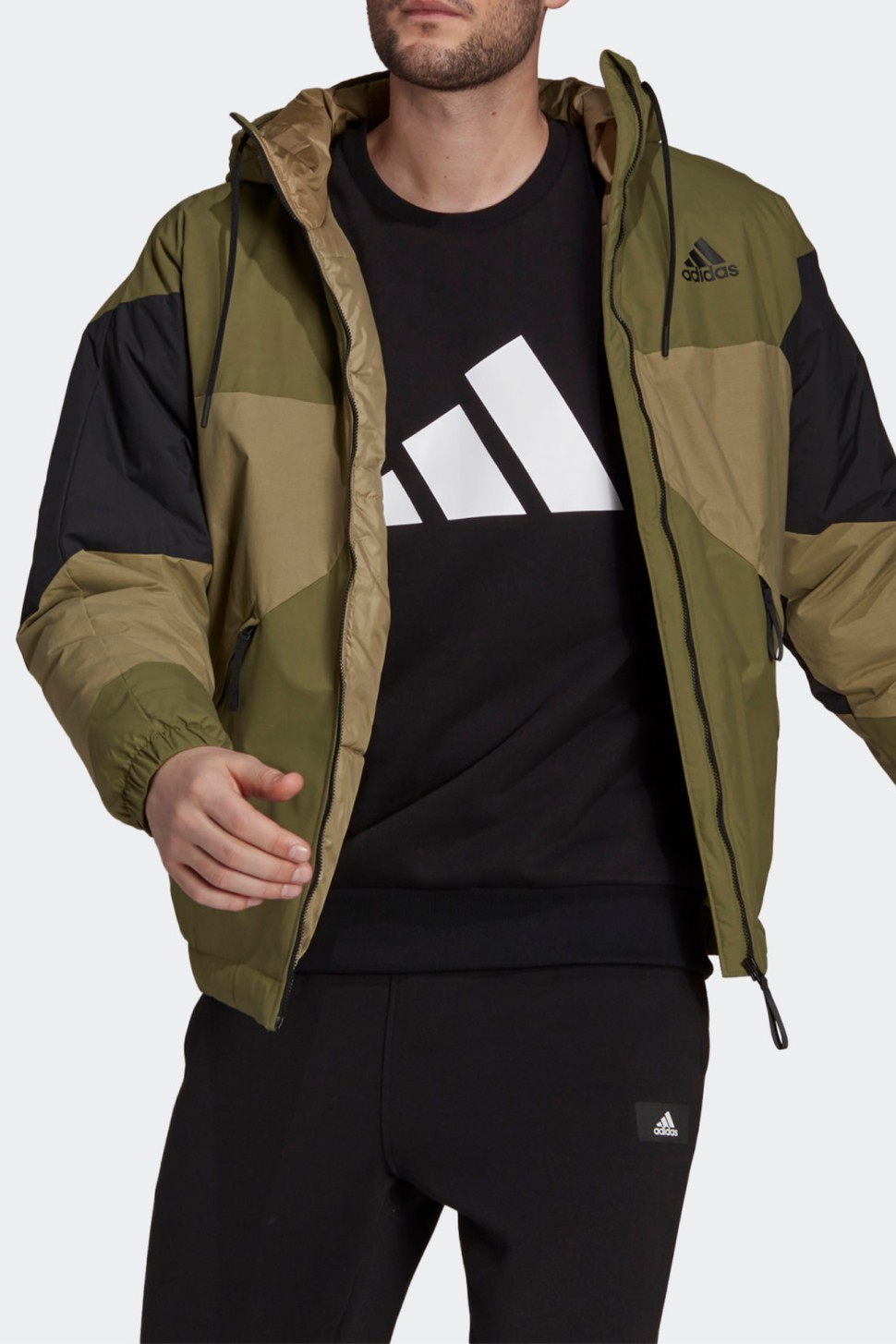 Куртка чоловіча Adidas Bts Hd Jkt хакі GT6547  — фото 2