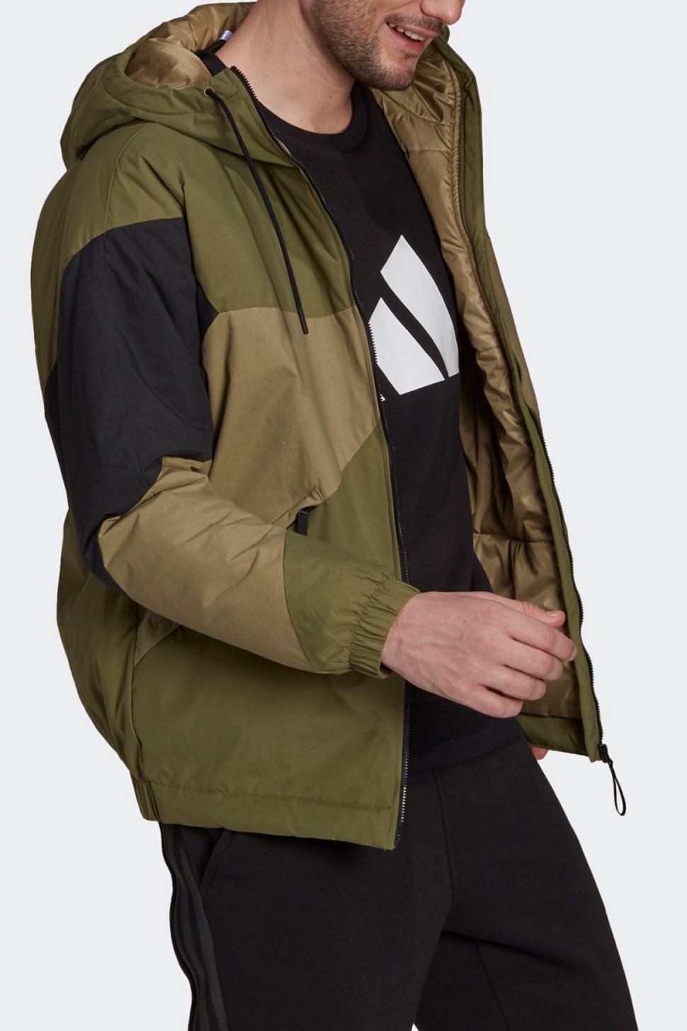 Куртка чоловіча Adidas Bts Hd Jkt хакі GT6547  — фото 5