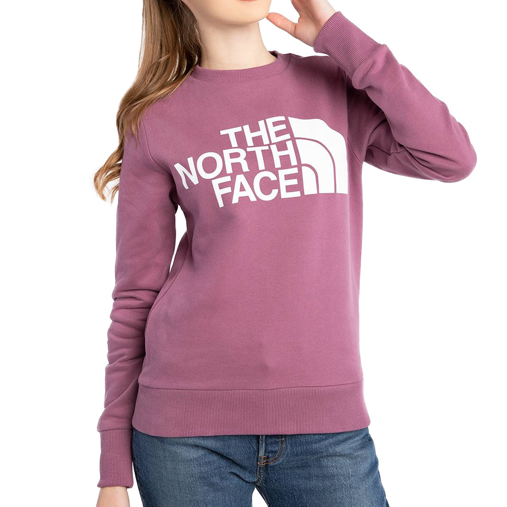 Толстовка женская The North Face W Standard Crew фиолетовая NF0A4M7E0H51
